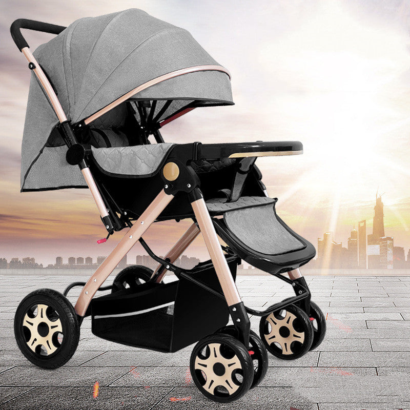 The Ultimate Lightweight Foldable Shock Absorbing Baby Stroller